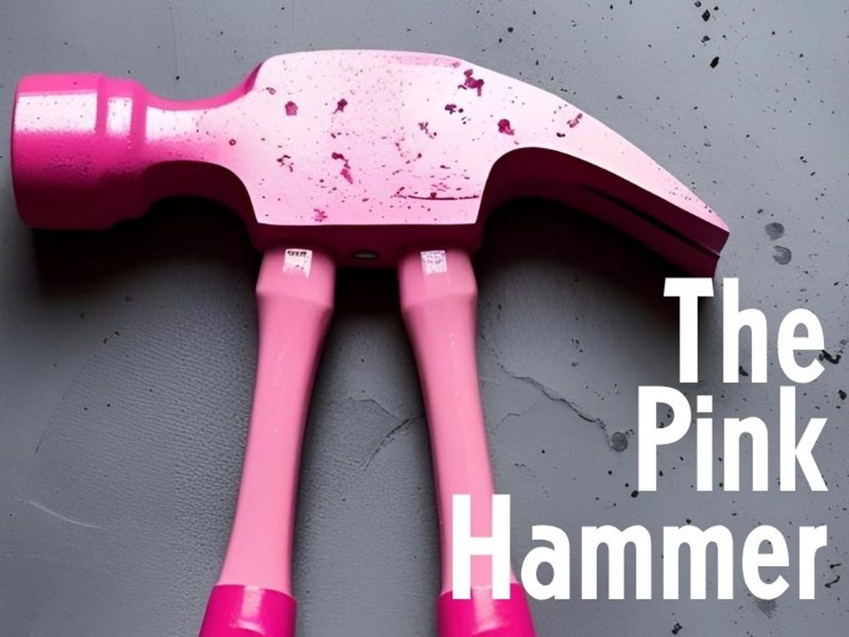the pink hammer poster