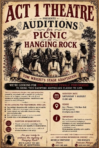 Picnic at Hanging Rock at Audition